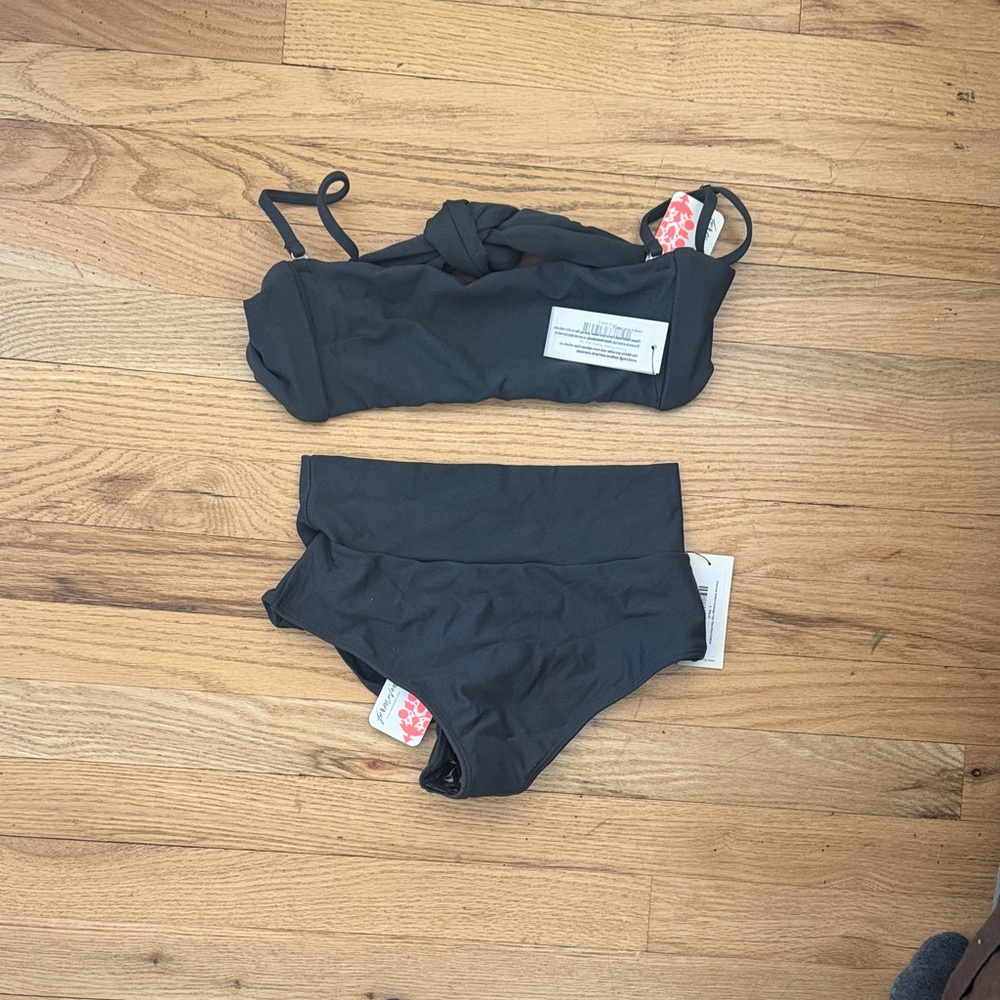Montce Black High-Waist Bikini Set